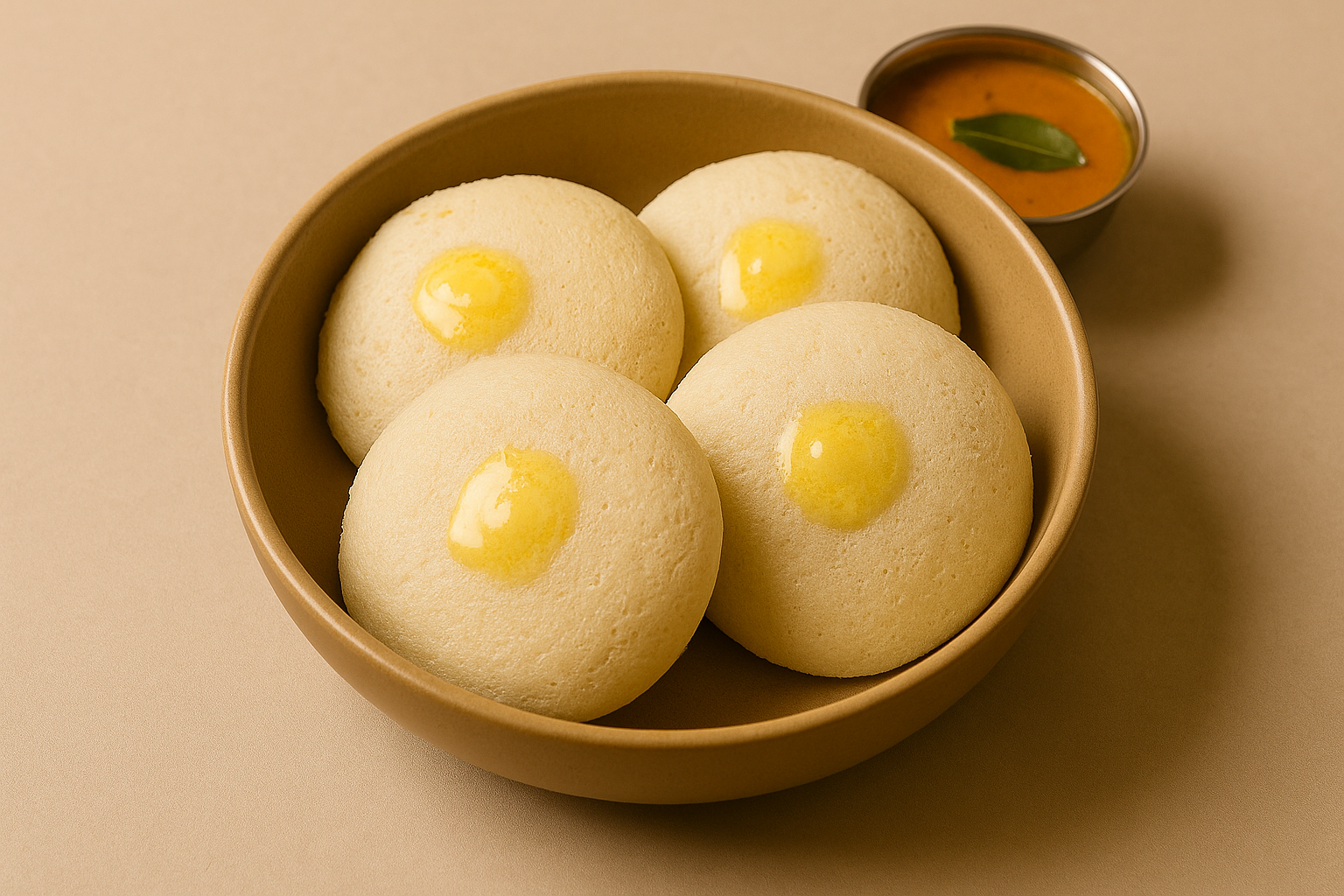Ghee idli